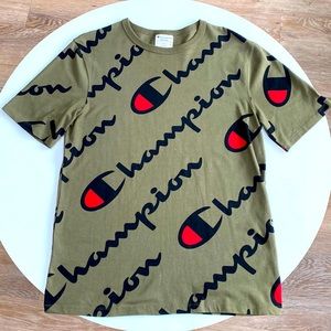 Like New Champion Sage Green T-Shirt Size Medium